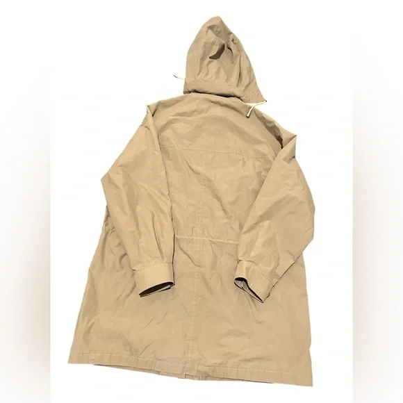 Burberry London Trench Coat Detachable Liner Hood Nova Check Beige Men US Size L - Picture 2 of 13